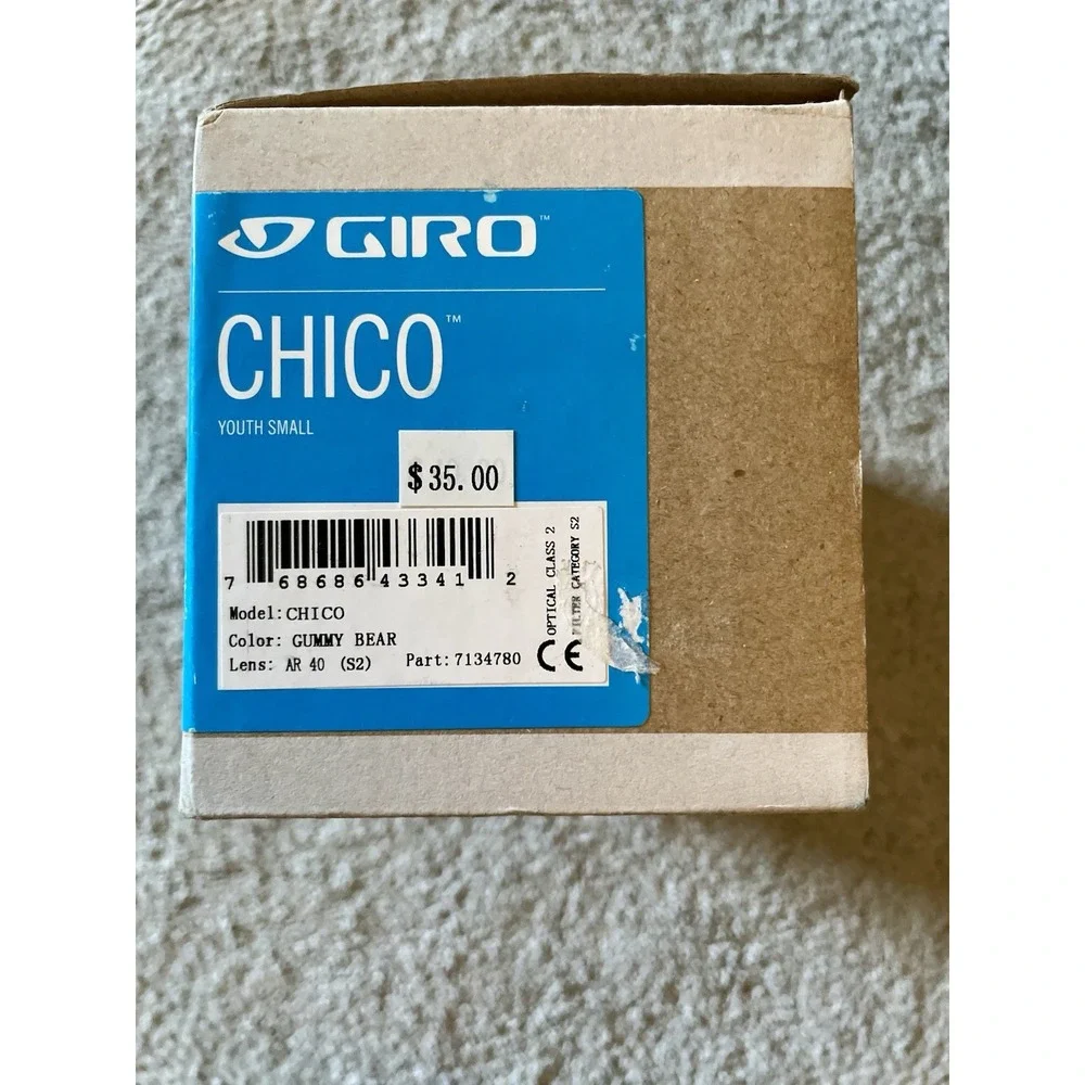 Giro Chico Snow Goggles Youth Small Gummy Bear Strap Red Kids Ski Snowboard NIB